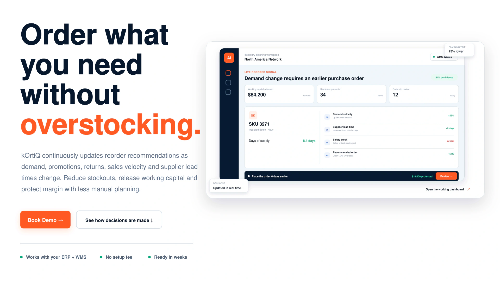 Dynamic Inventory Planner