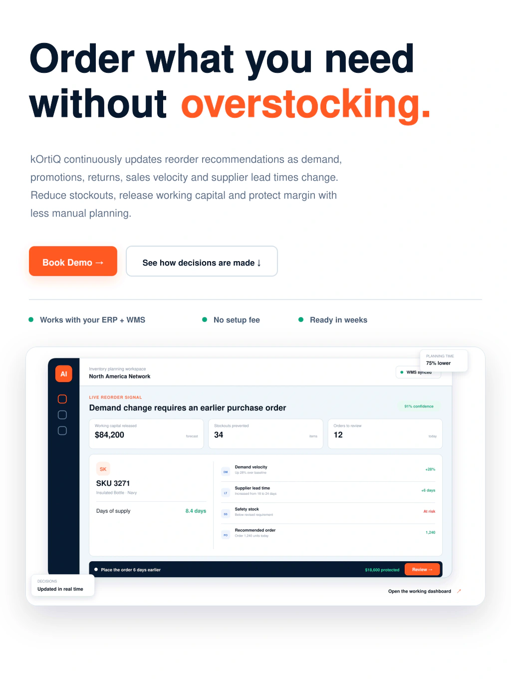 Dynamic Inventory Planner